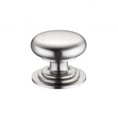 FCH01DSN - Zoo Hardware Victorian Cupboard Knob 45mm dia&period; Satin Nickel