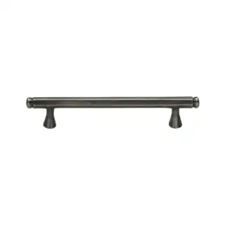 RPW371 128 M&period;Marcus Rustic Pewter Cabinet Pull Hexagon Design 128mm