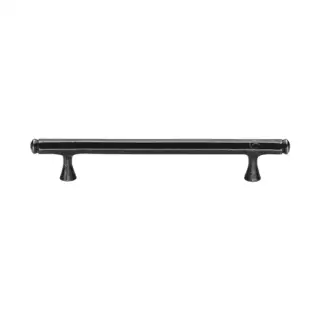 RPW371 160 M&period;Marcus Rustic Pewter Cabinet Pull Hexagon Design 160mm