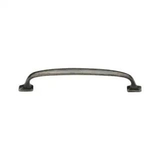 RPW3721 128 M&period;Marcus Rustic Pewter Cabinet Pull Durham Design 128mm