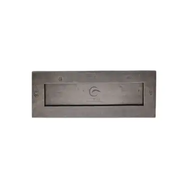 Click Here To Enlarge This Photo Of RPW465 254&period;101 M&period;Marcus Rustic Pewter Letterplate 10 1&sol;2" x 4"