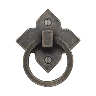 RPW6389 M&period;Marcus Rustic Pewter Drop Pull