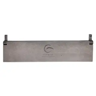 RPW862 348 M&period;Marcus Rustic Pewter Interior Letterflap 348mm x 88mm
