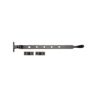 RPW992 12 M&period;Marcus Rustic Pewter Casement Stay 12"