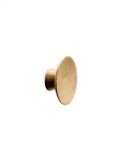 Furnipart 'Olympia' Wooden Cabinet Knob D50mm - Clear Lacquered Oak &lpar;100413050-052&rpar;