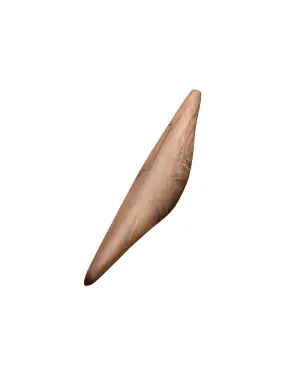 Click Here To Enlarge This Photo Of Furnipart 'Manta' Wooden Cabinet Pull L240mm &sol; C160mm - Clear Lacquered Walnut &lpar;101390160-292&rpar;