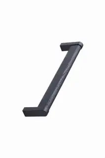 Furnipart 'Crossing' Wooden Cabinet Pull L168mm &sol; C160mm - Black Ash&sol;Matt Black &lpar;102990160-992&sol;99&rpar;