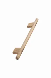 Furnipart 'Join' Wooden Cabinet Pull L240mm &sol; C160mm - Lacquered Oak &lpar;103290160-052&rpar;