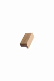 Furnipart 'Elan' Wooden Cabinet Knob L50mm &sol; C32mm - Clear Lacquered Oak &lpar;104420032-052&rpar;