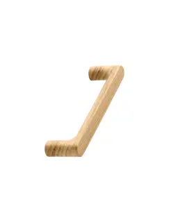 Furnipart 'Pinta' Wooden Cabinet Pull L208mm &sol; C192mm - Clear Lacquered Oak &lpar;104620192-052&rpar;