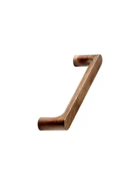 Click Here To Enlarge This Photo Of Furnipart 'Pinta' Wooden Cabinet Pull L272mm &sol; C256mm - Clear Lacquered Walnut &lpar;104620256-292&rpar;