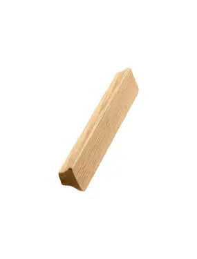 Click Here To Enlarge This Photo Of Furnipart 'Ante' Wooden Cabinet Pull L170mm &sol; C128mm - Clear Lacquered Oak &lpar;105220128-052&rpar;