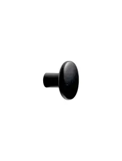 Furnipart 'Brutus' Wooden Cabinet Knob D32mm - Stained Black Ash &lpar;106220032-994&rpar;