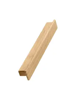 Furnipart 'Shelter' Wooden Cabinet Pull L190mm &sol; C160mm - Clear Lacquered Oak &lpar;108220160-052&rpar;