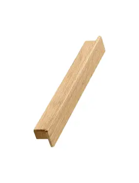 Click Here To Enlarge This Photo Of Furnipart 'Shelter' Wooden Cabinet Pull L350mm &sol; C320mm - Clear Lacquered Oak &lpar;108220320-052&rpar;
