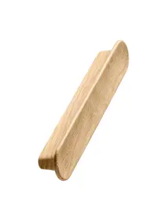 Furnipart 'Tuba' Wooden Cabinet Pull L156mm &sol; C128mm - Clear Lacquered Oak &lpar;109020128-052&rpar;