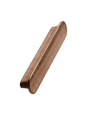 Click Here To Enlarge This Photo Of Furnipart 'Tuba' Wooden Cabinet Pull L156mm &sol; C128mm - Clear Lacquered Walnut &lpar;109020128-292&rpar;