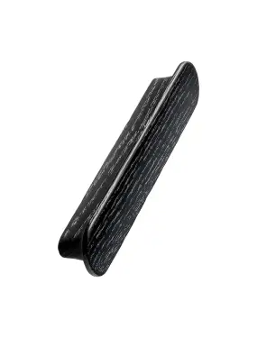 Click Here To Enlarge This Photo Of Furnipart 'Tuba' Wooden Cabinet Pull L156mm &sol; C128mm - Stained Black Ash &lpar;109020128-994&rpar;