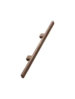 Furnipart 'Japan' Wooden Cabinet Pull L384mm &sol; C160mm - Clear Lacquered Walnut &lpar;117760160-292&rpar;