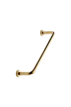 Click Here To Enlarge This Photo Of Furnipart 'Lounge' Cabinet Pull L174mm &sol; C160mm - Untreated Polished Brass &lpar;240330160-15&rpar;