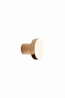 Furnipart 'Dot' Cabinet Knob D30mm - Untreated Brass Polished &lpar;242530030-15&rpar;