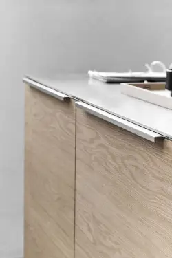 Click Here To Enlarge This Photo Of Furnipart 'Trim' Edge Pull L596mm - Inox Look &lpar;408020596-66&period;1&rpar;