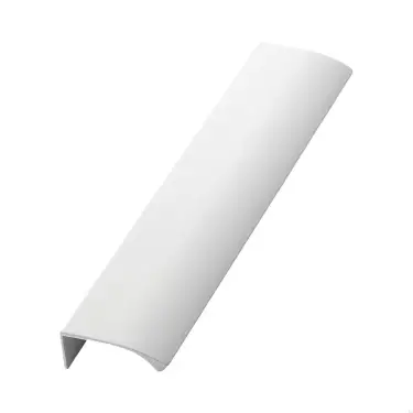 Click Here To Enlarge This Photo Of Furnipart Straight Edge Pull L200mm - White &lpar;419720200-9010&period;1&rpar;