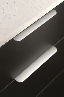 Click Here To Enlarge This Photo Of Furnipart Round Edge Pull L200mm - Inox Look &lpar;419920200-66&period;1&rpar;