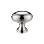 FCH05CCP - Zoo Hardware Oval Cupboard Knob 38mm dia&period; Polished Chrome