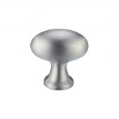 FCH05CSC - Zoo Hardware Oval Cupboard Knob 38mm dia&period; Satin Chrome