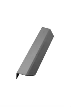 Click Here To Enlarge This Photo Of Furnipart 'Blaze 2' Edge Pull L200mm - Brushed Anthracite &lpar;434520200-91&rpar;