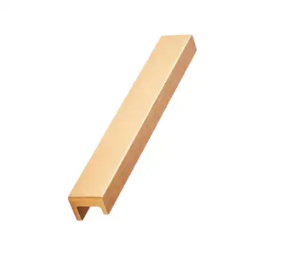 Click Here To Enlarge This Photo Of Furnipart 'Station' Cabinet Pull L190mm &sol; C160mm  - Brushed Brass &lpar;437620160-31&rpar;
