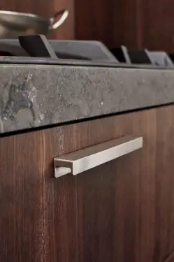 Click Here To Enlarge This Photo Of Furnipart 'Station' Cabinet Pull L350mm &sol; C320mm - Inox Look &lpar;437620320-66&rpar;