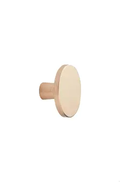 Click Here To Enlarge This Photo Of Furnipart 'Plato' Cabinet Knob D42mm - Brushed Brass &lpar;441320042-31&rpar;