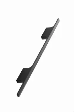 Click Here To Enlarge This Photo Of Furnipart 'Tau' Cabinet Pull L286mm &sol; C160mm - Brushed Matt Black &lpar;446320160-76&rpar;