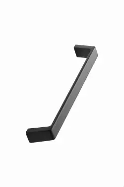 Click Here To Enlarge This Photo Of Furnipart 'Seam' Cabinet Pull L170mm &sol; C160mm - Black &lpar;448920160-9005&rpar;