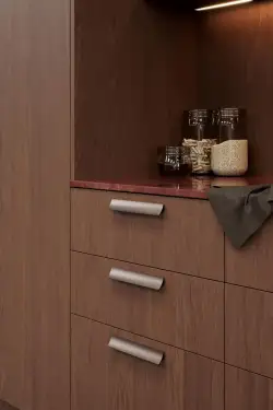 Click Here To Enlarge This Photo Of Furnipart 'Ciel' Cabinet Pull L200mm &sol; C160mm - Matt Bronze &lpar;459220160-84&rpar;