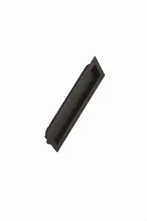 Furnipart 'Inn' Flush Recessed Cabinet Pull L200mm - Matt Black &lpar;512160192-99&rpar;