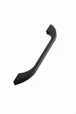 Click Here To Enlarge This Photo Of Furnipart 'Slim' Cabinet Pull L200mm &sol; C160mm - Matt Black &lpar;515460160-99&rpar;