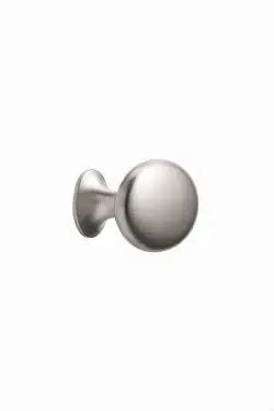 Click Here To Enlarge This Photo Of Furnipart 'Oval' Simple Cabinet Knob L60mm - Inox Look &lpar;525060060&sol;66&rpar;