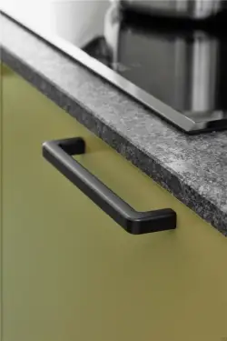 Click Here To Enlarge This Photo Of Furnipart 'Mango' Cabinet Pull L204mm &sol; C192mm - Black &lpar;529060192-9005&rpar;