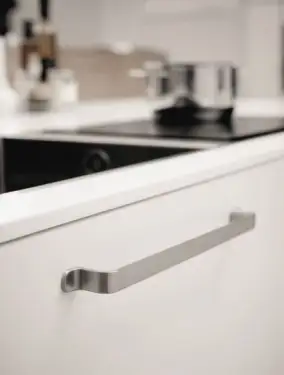 Click Here To Enlarge This Photo Of Furnipart 'Rio' Cabinet Pull L164mm &sol; C128mm - Inox Look &lpar;530660128-66&period;1&rpar;