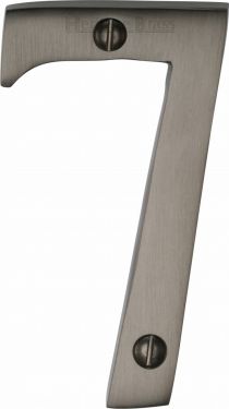 Click Here To Enlarge This Photo Of C1560 7-MB Heritage Brass Numeral 7 Face Fix 76mm &lpar;3"&rpar; Matt Bronze Finish