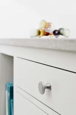Click Here To Enlarge This Photo Of Furnipart 'Classic' Cabinet Knob D34mm - Inox Look &lpar;536460034-66&rpar;