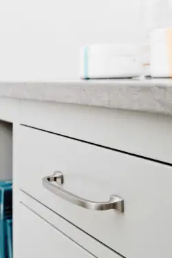 Click Here To Enlarge This Photo Of Furnipart 'Classic' Cabinet Pull L186mm &sol; C160mm - Inox Look &lpar;536460160-66&rpar;