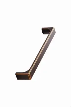 Click Here To Enlarge This Photo Of Furnipart 'Fold' Cabinet Pull L170mm &sol; C160mm - Antique Brown &lpar;537960160-23&rpar;