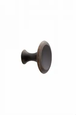 Click Here To Enlarge This Photo Of Furnipart 'Bell' Cabinet Knob D42mm - Antique Brown &lpar;540860042-23&rpar;