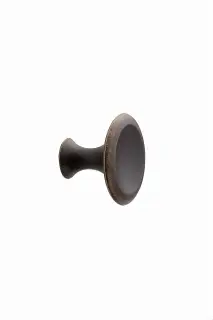 Furnipart 'Bell' Cabinet Knob D42mm - Antique Brown &lpar;540860042-23&rpar;