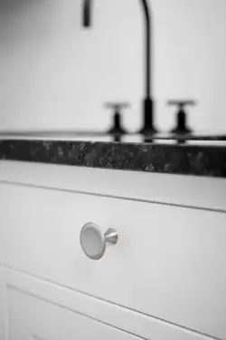 Click Here To Enlarge This Photo Of Furnipart 'Bell' Cabinet Knob D42mm - Inox Look &lpar;540860042-66&rpar;