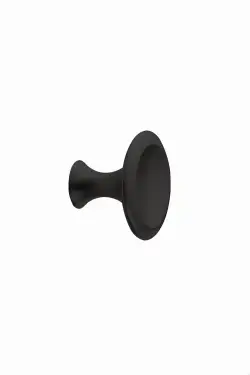 Click Here To Enlarge This Photo Of Furnipart 'Bell' Cabinet Knob D42mm - Matt Black &lpar;540860042-99&rpar;